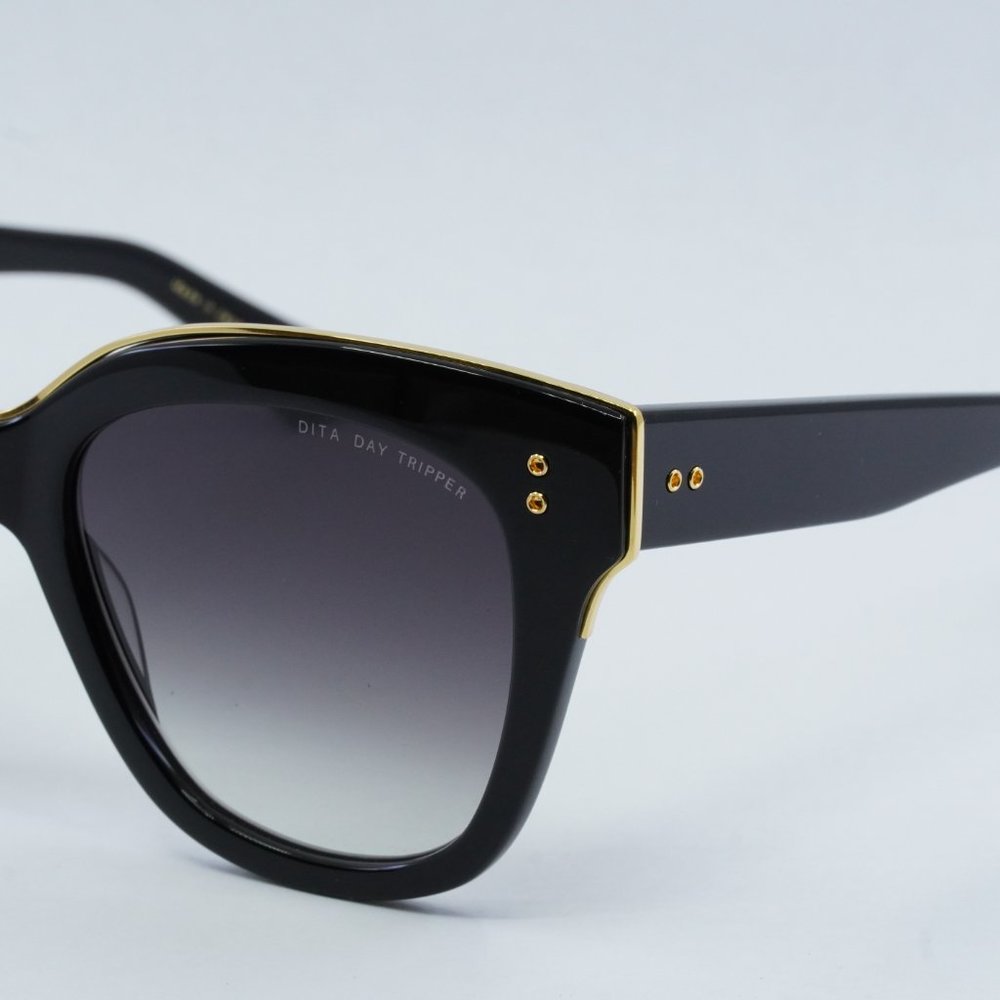 NEW DITA DAY-TRIPPER-22031-A-BLK-GLD-55-Z SUNGLASSES - Picture 5 of 13